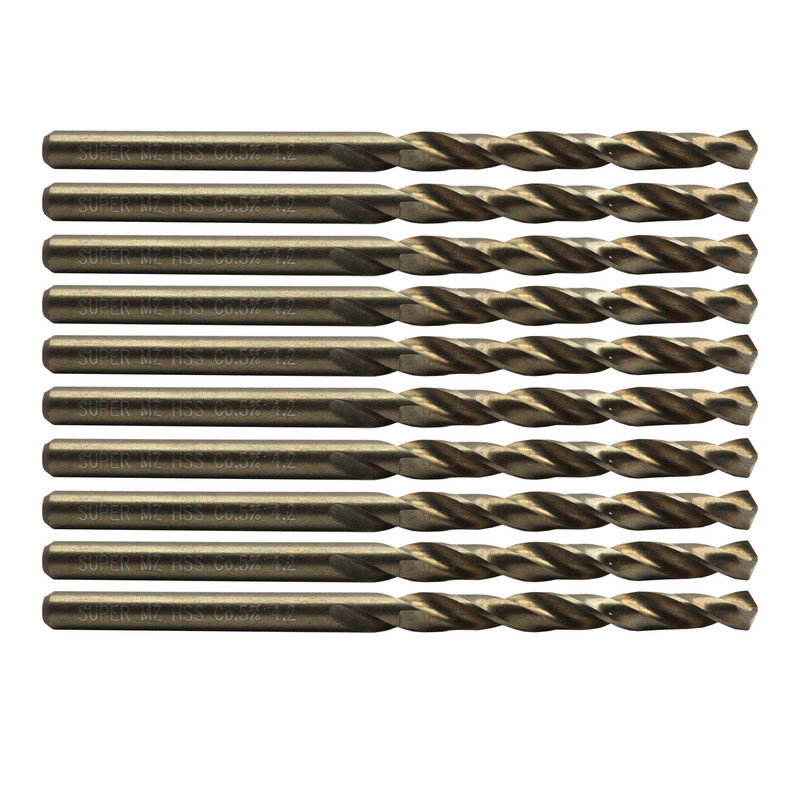 مته کبالت ام زد مدل YP-HSS-SIZE4.2 سایز 4.2میلی متر مجموعه 10 عددی 