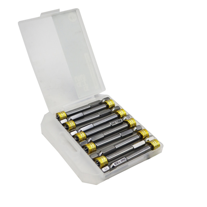 سری پیچ گوشتی چهار سو ساشا مدل مگنتی کد PH2*65MM بسته 10 عددی