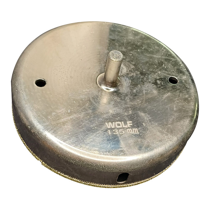 مته شیشه و سرامیک ولف مدل glass سایز 135 میلیمتر