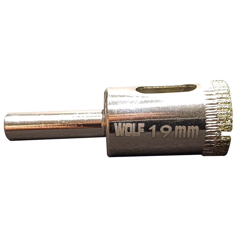 مته شیشه و سرامیک ولف مدل glass سایز 19 میلیمتر