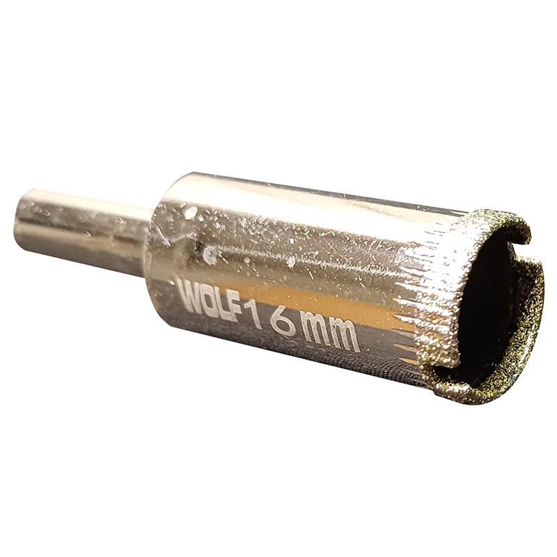 مته شیشه و سرامیک ولف مدل glass سایز 16 میلیمتر