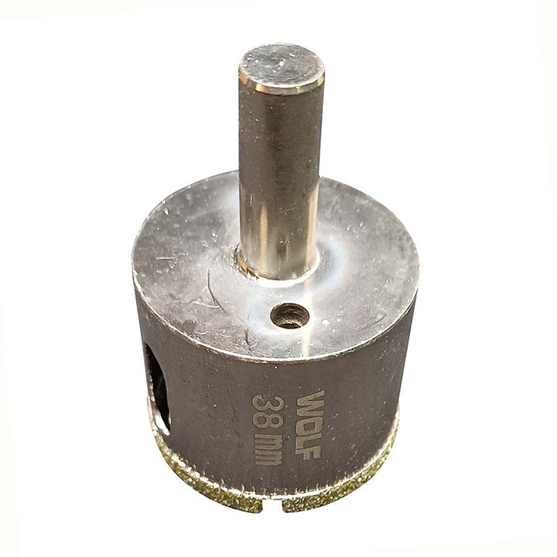 مته شیشه و سرامیک ولف مدل glass سایز 38 میلیمتر