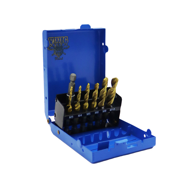 ست رابط و قلاویز بیت خور مدل وایکینگ کد YP-ALA-07 سایز 3-10 میلیمتر مجموعه 7 عددی