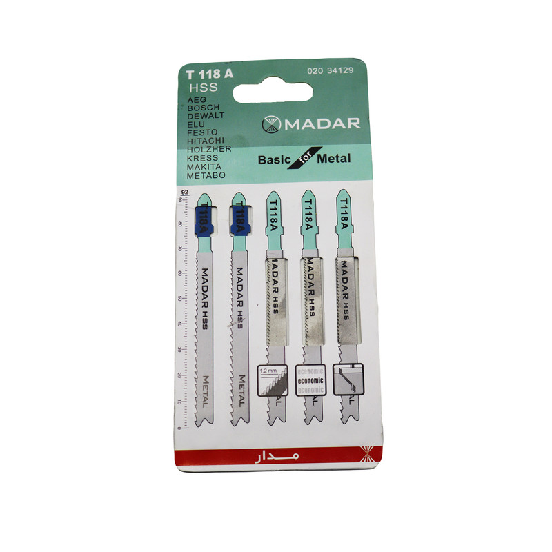  تیغه اره عمودبر مدار مدل YP-METAL-T 118A مجموعه 5 عددی 