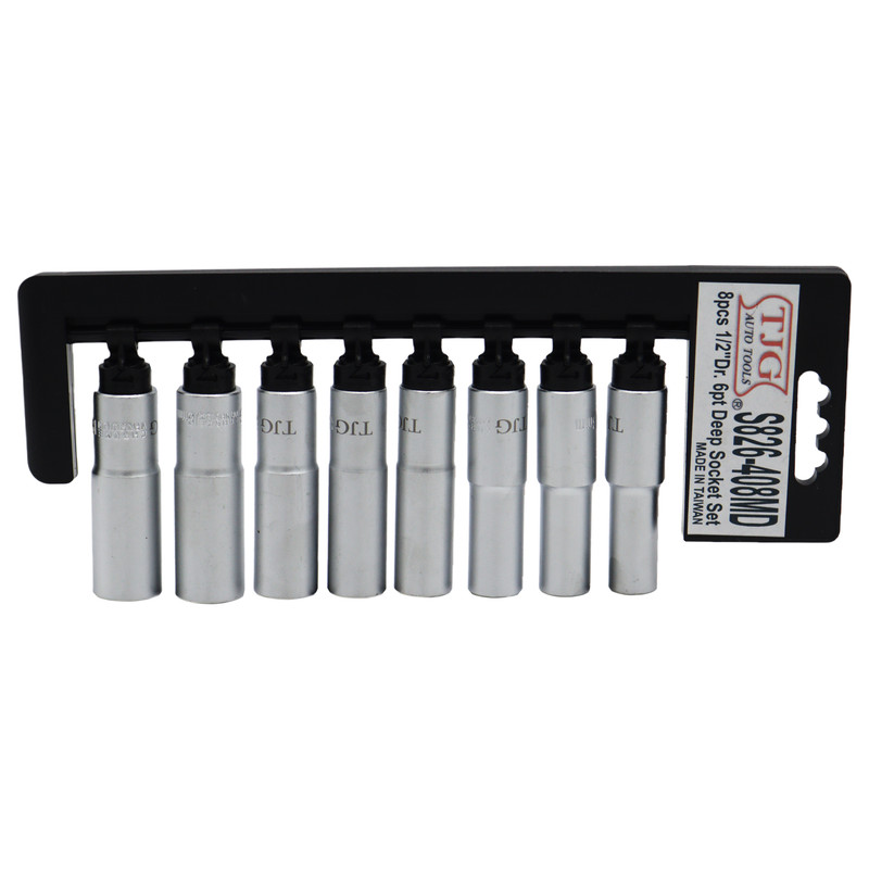 بکس شش گوش ریلی تی جی جی مدل YP-TAIWAN-BOLAND-12-19MMمجموعه 8 عددی  