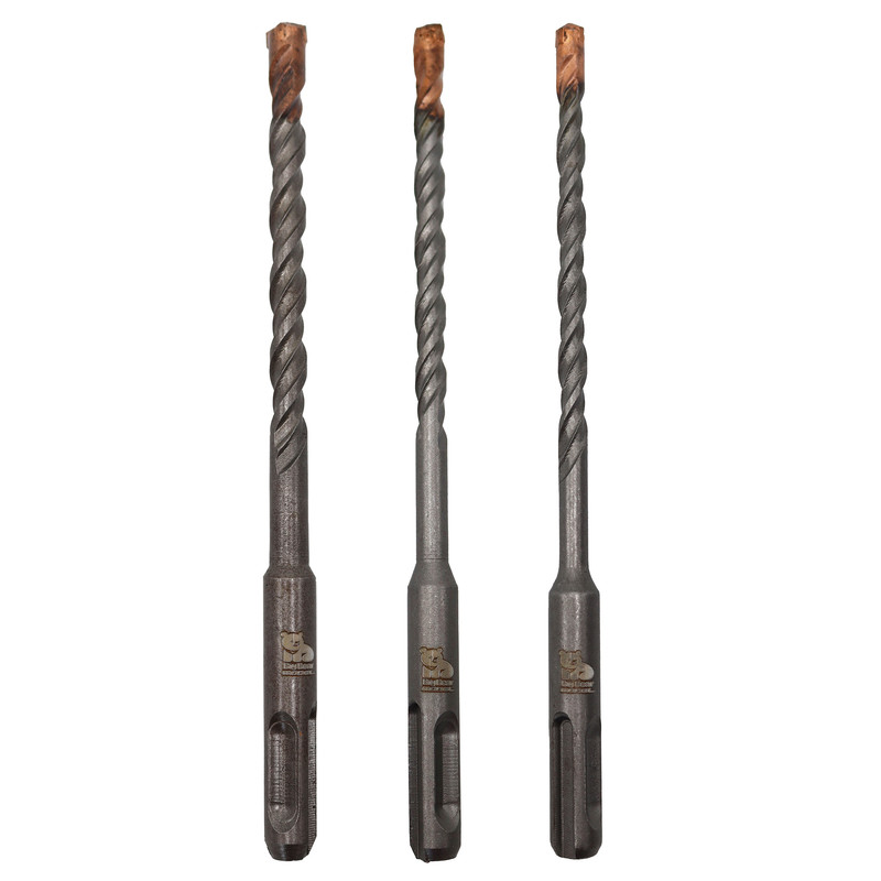 مته 4 شیار مدل بیگ بر کد YP-ALA-6-7-8-160MM سایز 6/8 میلیمتر مجموعه 3 عددی