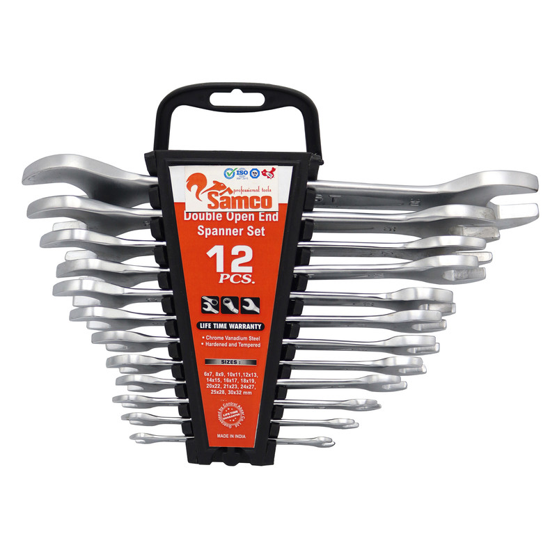 آچار دو سر تخت سامکو مدل YP-PELEKANI-012 مجموعه 12 عددی