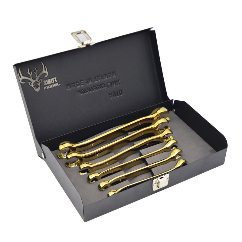 آچار دو سر رینگی مدل سویفت کد YP-TAIWANI-8-18 مجموعه 6 عددی