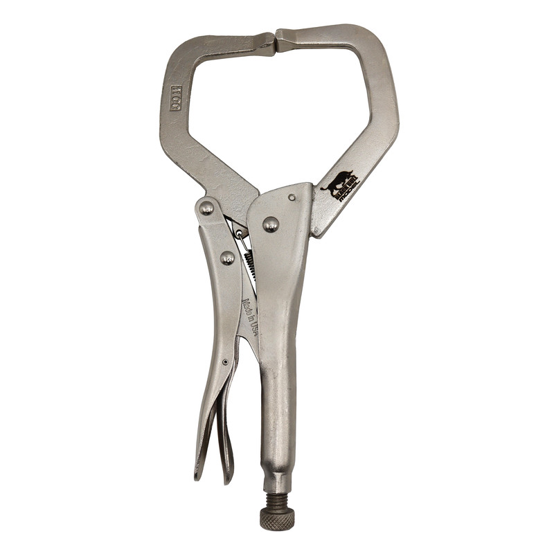 انبر قفلی c شکل مدل بلک بول کد YP-USA-SABET-011 سایز 11 اینچ