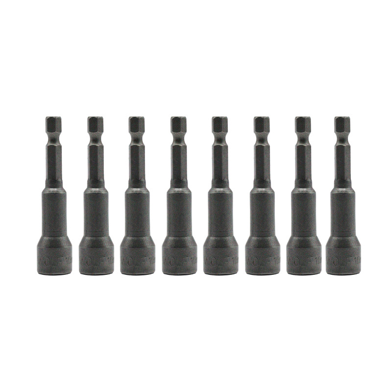بکس سر دریلی ولف مدل YP-MAGNETIC-10x65 سایز 10 میلی متر مجموعه 8 عددی