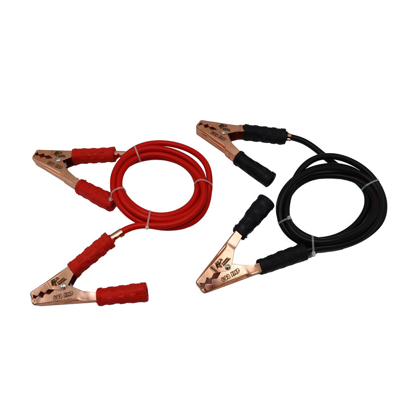  کابل اتصال باتری خودرو مدل کمل کد YPGHM-600AMP مجموعه 2 عددی