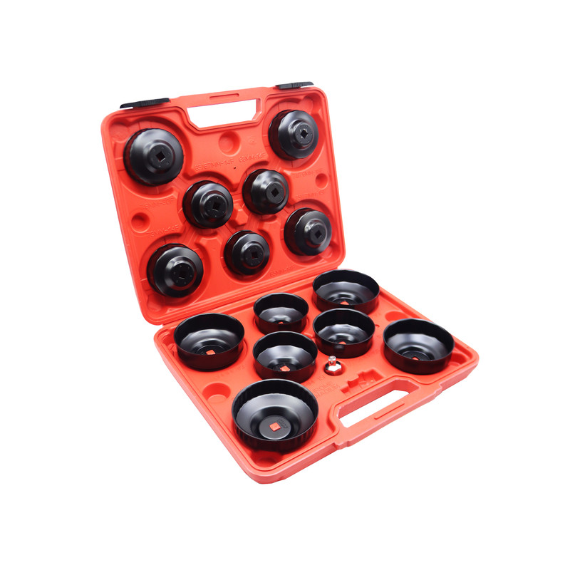 آچار فیلتر روغن ای ام پاور مدل کاسه ای کد YP-15PCS مجموعه 15 عددی 