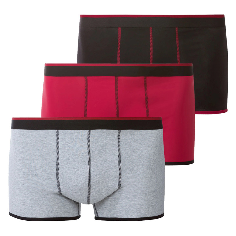 شورت پادار مردانه مدل پلاس کد Lux2025RD مجموعه 3 عددی