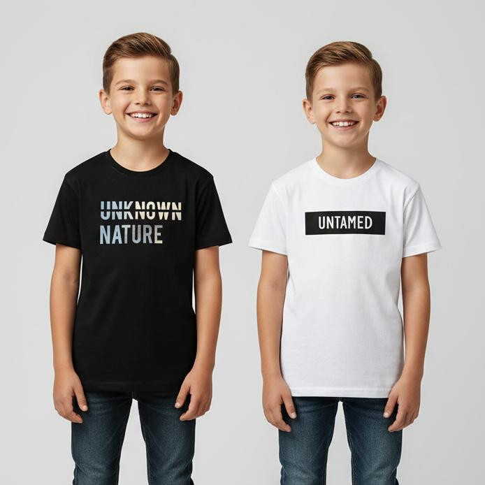 تی شرت آستین کوتاه پسرانه پیپرتس مدل by9701 مجموعه 2 عددی