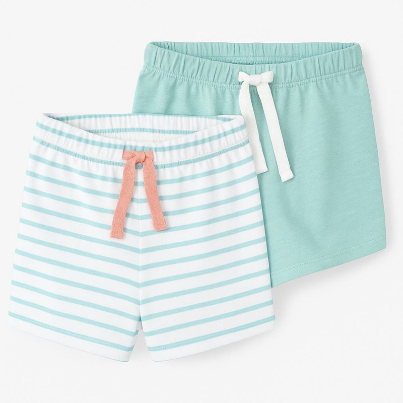 شلوارک دخترانه لوپیلو مدل راه راه مجموعه 2 عددی