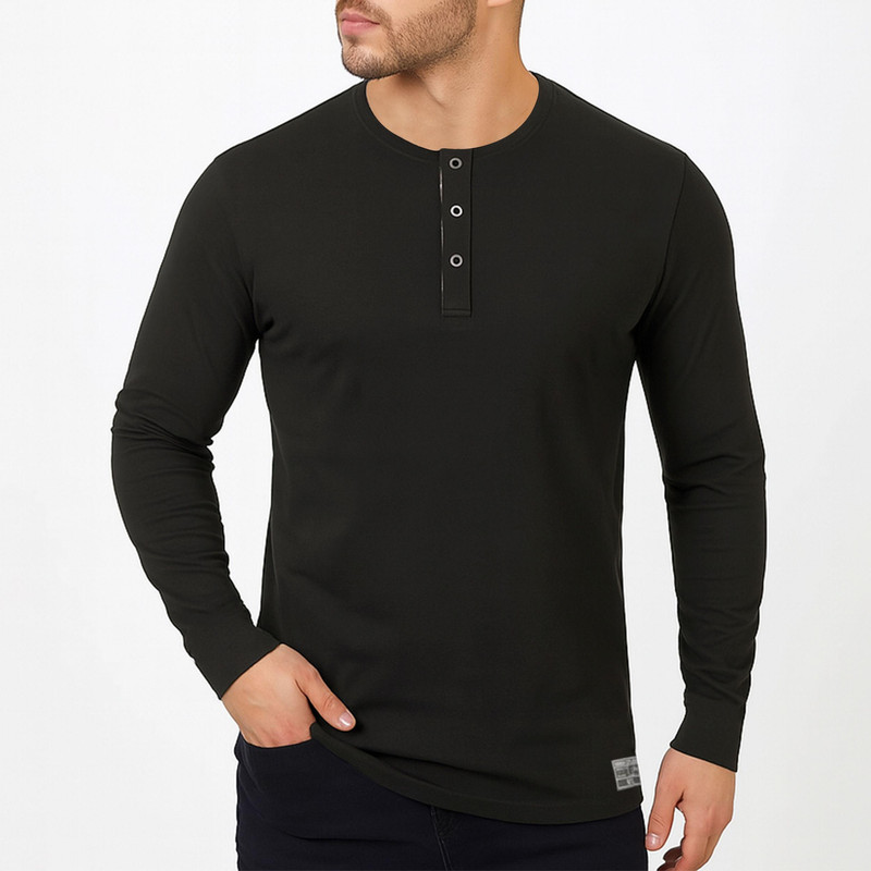 تی شرت آستین بلند مردانه مدل Nm800