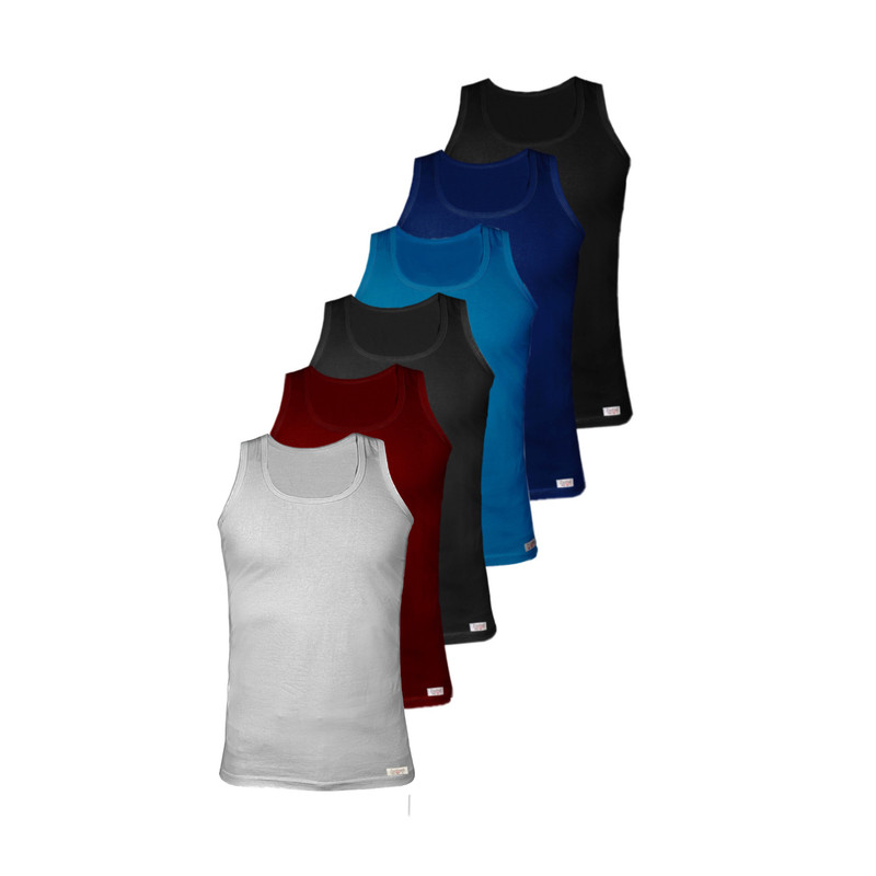 ست شورت و زیرپوش مردانه پنبینه مدل نخ پنبه خالص صادراتی مجموعه 6 عددی