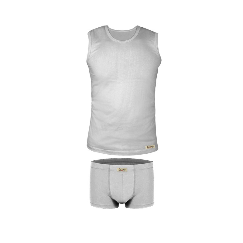 ست شورت و زیرپوش مردانه تولیدی پاران مدل نخ پنبه خالص صادراتی
