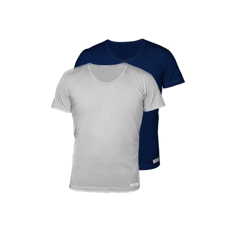 زیرپوش آستین دار مردانه پنبینه مدل نخ پنبه خالص صادراتی مجموعه 2 عددی