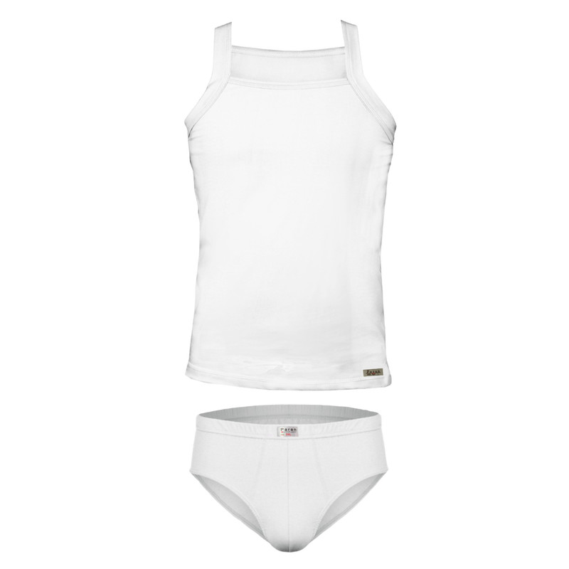 ست شورت و زیرپوش مردانه تولیدی پاران مدل نخ پنبه