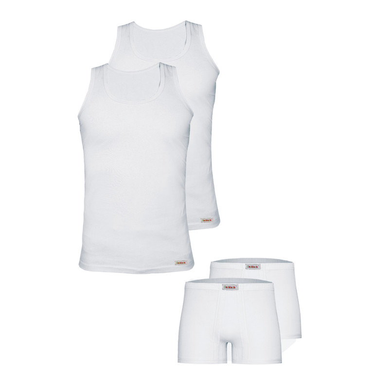 ست شورت و زیرپوش پسرانه پنبینه مدل صادراتی مجموعه 2 عددی