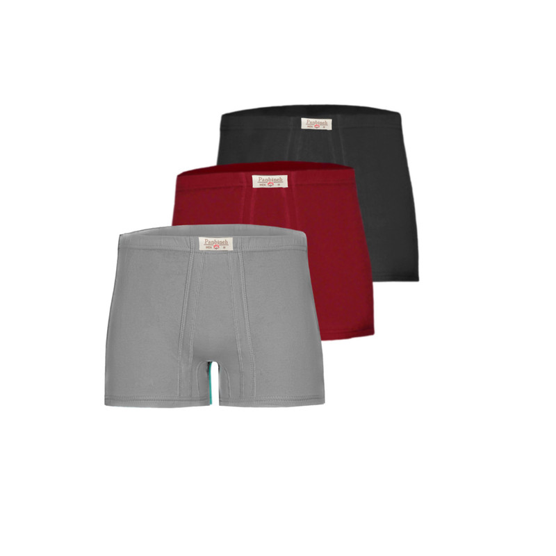 شورت مردانه پنبینه مدل نخ پنبه خالص صادراتی مجموعه 6 عددی