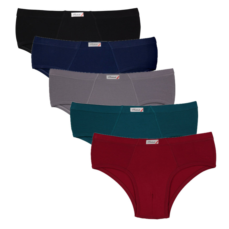 شورت اسلیپ مردانه پنبینه مدل نخ پنبه لاکرا مجموعه 5 عددی