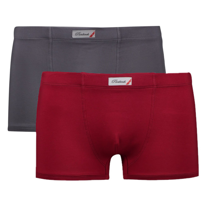 شورت نیم پا مردانه پنبینه مدل نخ پنبه لاکرا مجموعه 2 عددی