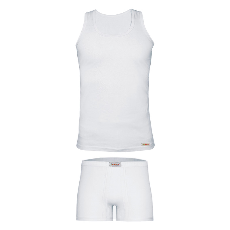 ست شورت و زیرپوش پسرانه پنبینه مدل صادراتی