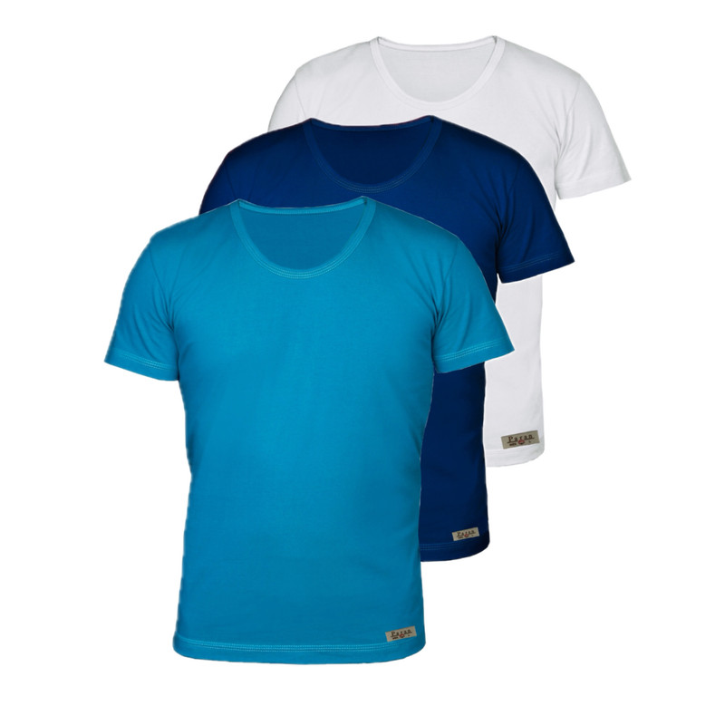 زیرپوش آستین دار مردانه تولیدی پاران مدل نخ پنبه خالص صادراتی مجموعه 3 عددی