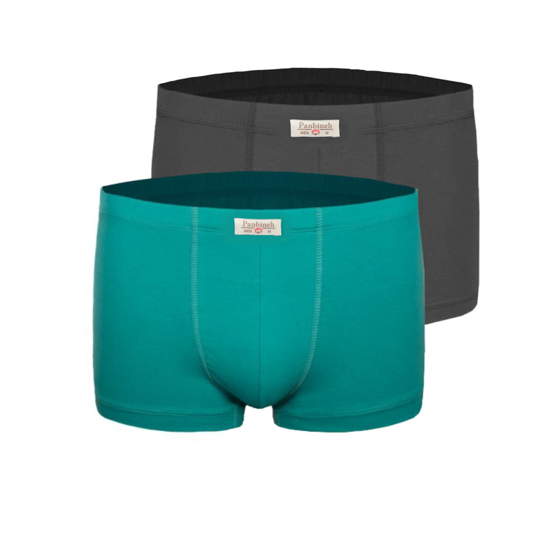 شورت مردانه پنبینه مدل نیم پا باکسر کلاسیک مجموعه 2 عددی