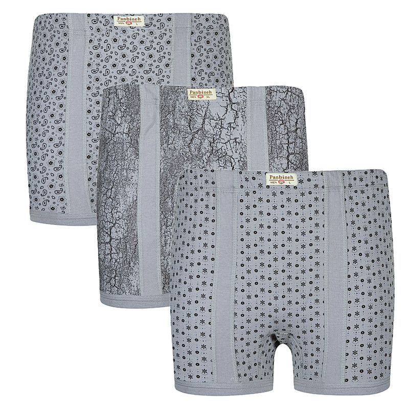 شورت مردانه پنبینه مدل نخ پنبه آراد - ترمه - رزا مجموعه 3 عددی