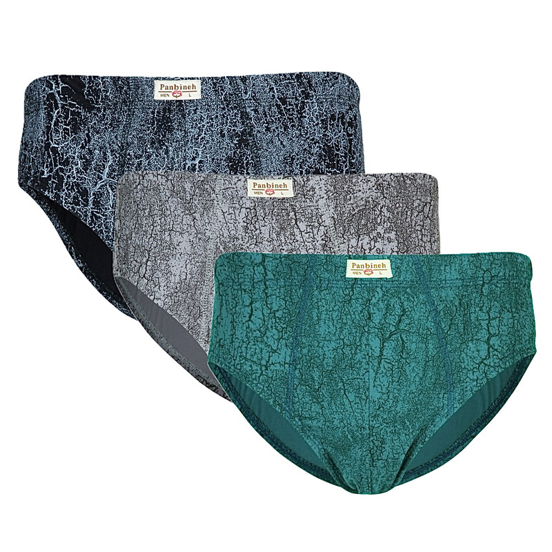 شورت مردانه پنبینه مدل نخ پنبه خالص آراد مجموعه 3 عددی