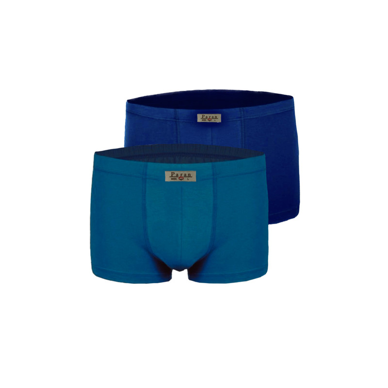 شورت مردانه تولیدی پاران مدل نخ پنبه خالص صادراتی مجموعه 2 عددی