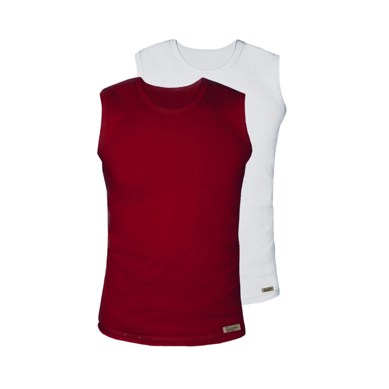 زیرپوش آستین حلقه مردانه پنبینه مدل نخ پنبه خالص صادراتی مجموعه 2 عددی