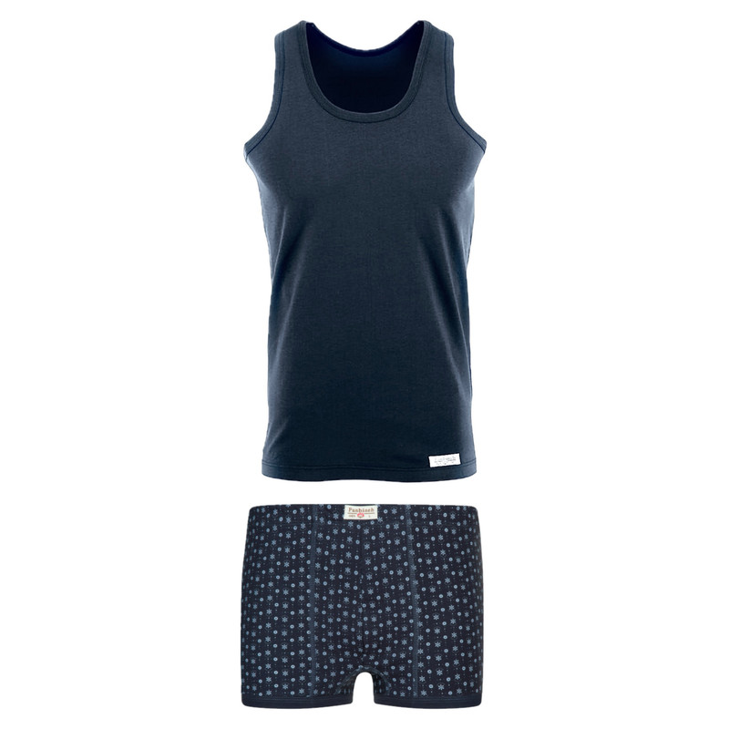 ست شورت و زیرپوش مردانه پنبینه مدل نخ پنبه خالص صادراتی مدل رزا