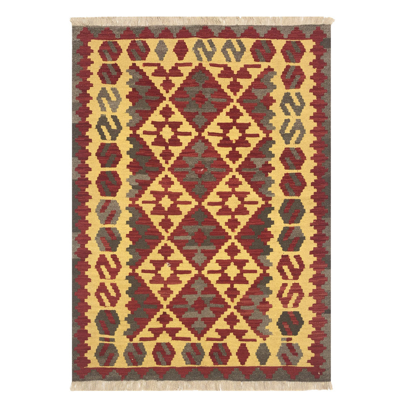   گلیم دستبافت دو زرع طرح قشقایی کد 18012026