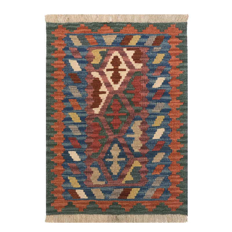   گلیم دستبافت نیم متری طرح شیرازی کد 906049