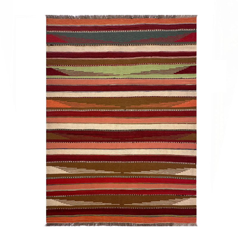    گلیم دستبافت چهار متری طرح مدرن مدل محرمات کد 24017014