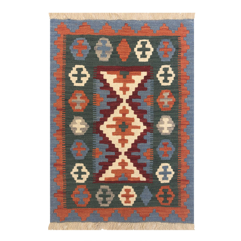    گلیم دستبافت نیم متری طرح شیرازی کد 906071