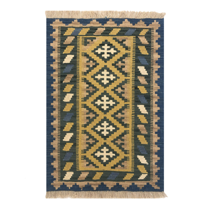    گلیم دستبافت نیم متری طرح شیرازی کد 906078