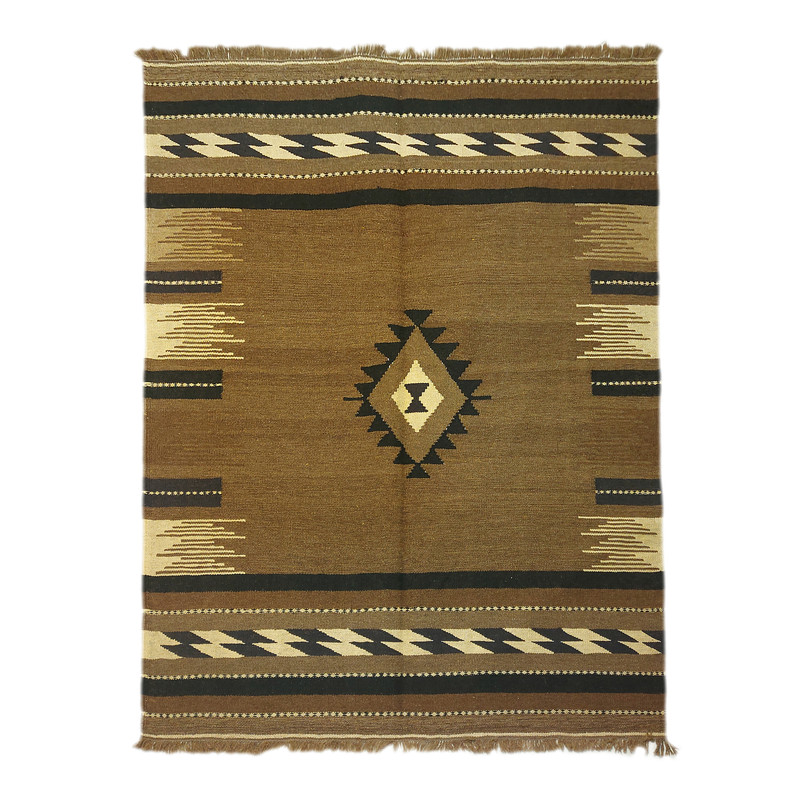 گلیم سه متری طرح مدرن خود رنگ کد 2001502