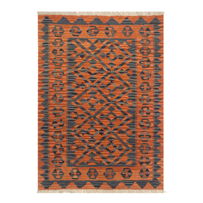 گلیم دستبافت دو زرع طرح قشقایی کد 18012020