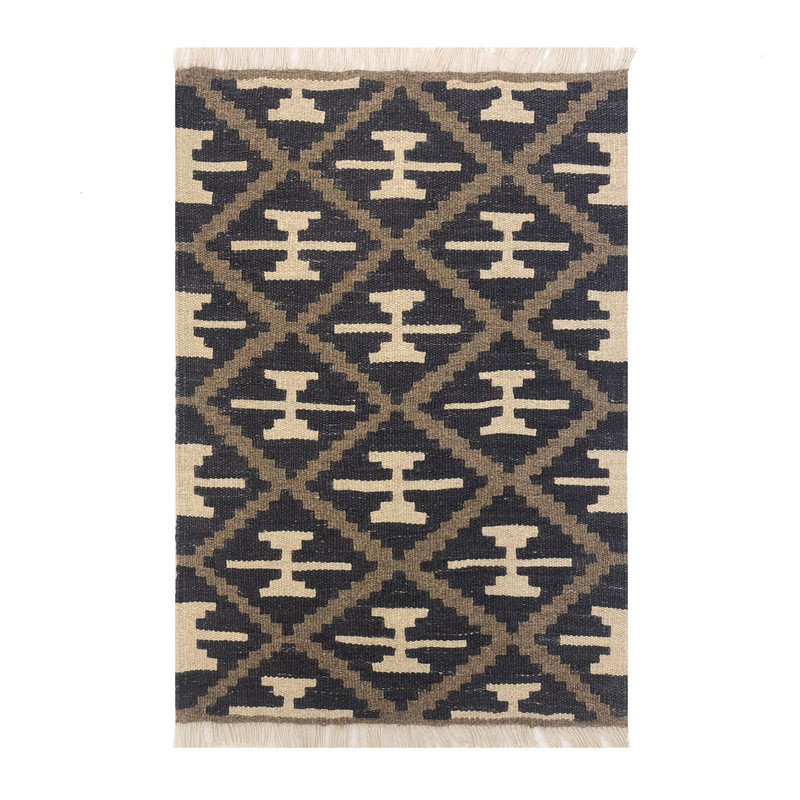    گلیم دستبافت نیم متری طرح شیرازی کد 906074