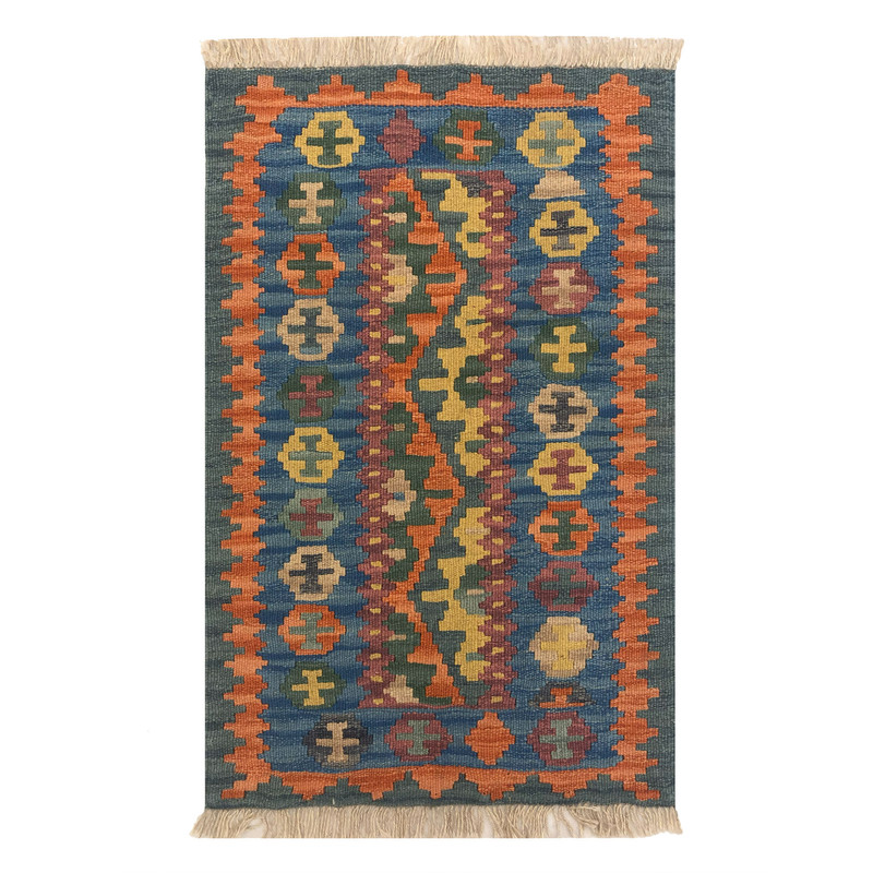    گلیم دستبافت نیم متری طرح شیرازی کد 906067