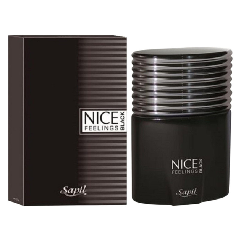 ادو تویلت مردانه ساپیل مدل نایس فیلینگز بلک با رایحه گرم و تند حجم 75 میلی لیتر