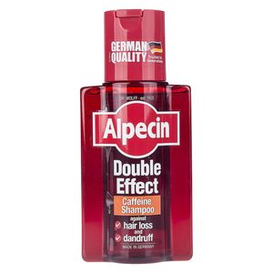 شامپو ضد شوره و تقویت کننده مو آلپسین مدل Double Effect Caffeine حجم 200 میلی لیتر