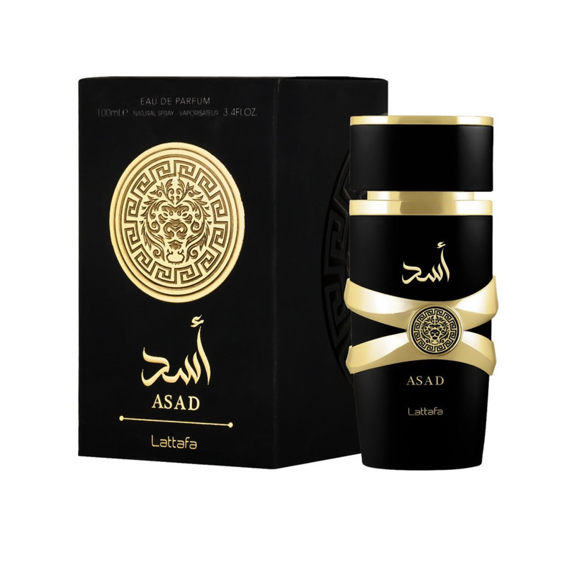 ادو پرفیوم لطافه مدل اسد با رایحه گرم حجم 100 میلی لیتر