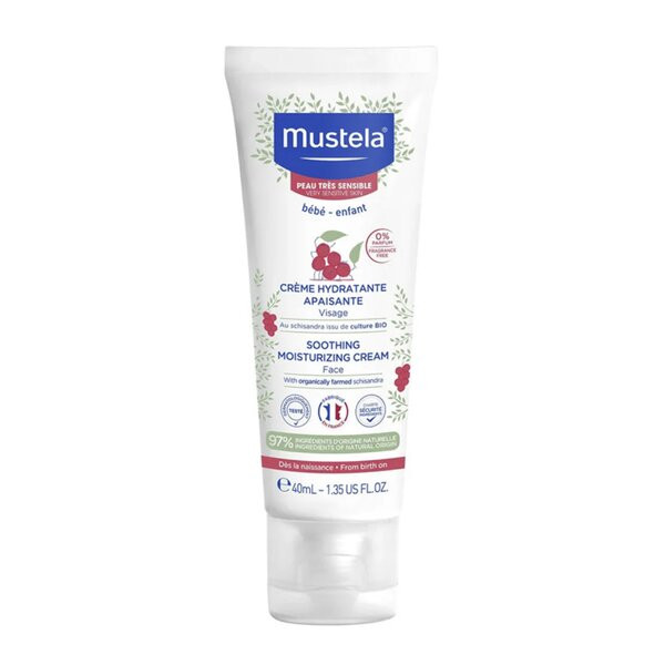 کرم مرطوب کننده موستلا مدل soothing حجم 40 میلی لیتر