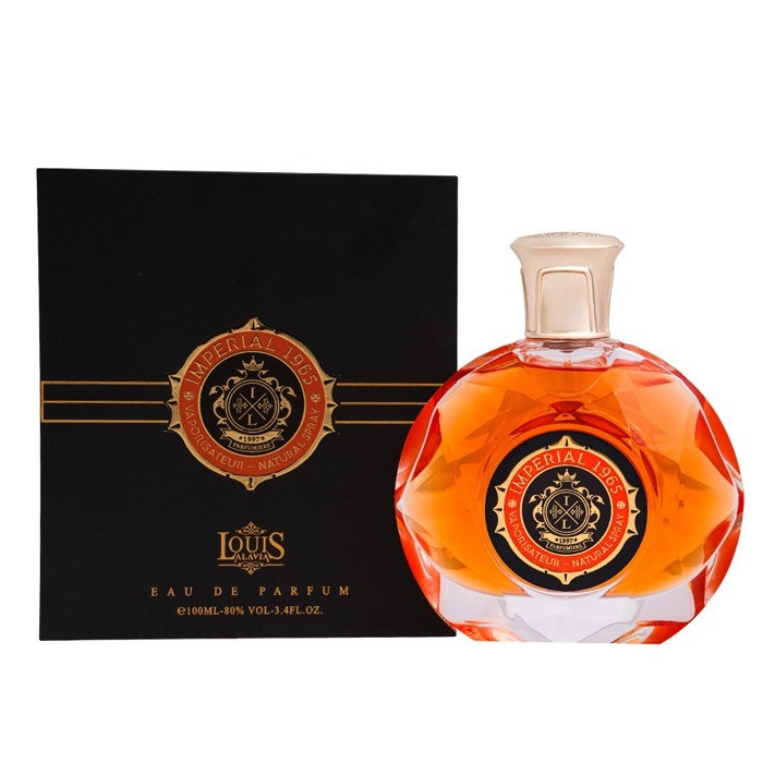 ادوپرفیوم زنانه لوئیز آلاویا مدل Imperial 1965 با رایحه گرم حجم 100 میلی‌لیتر